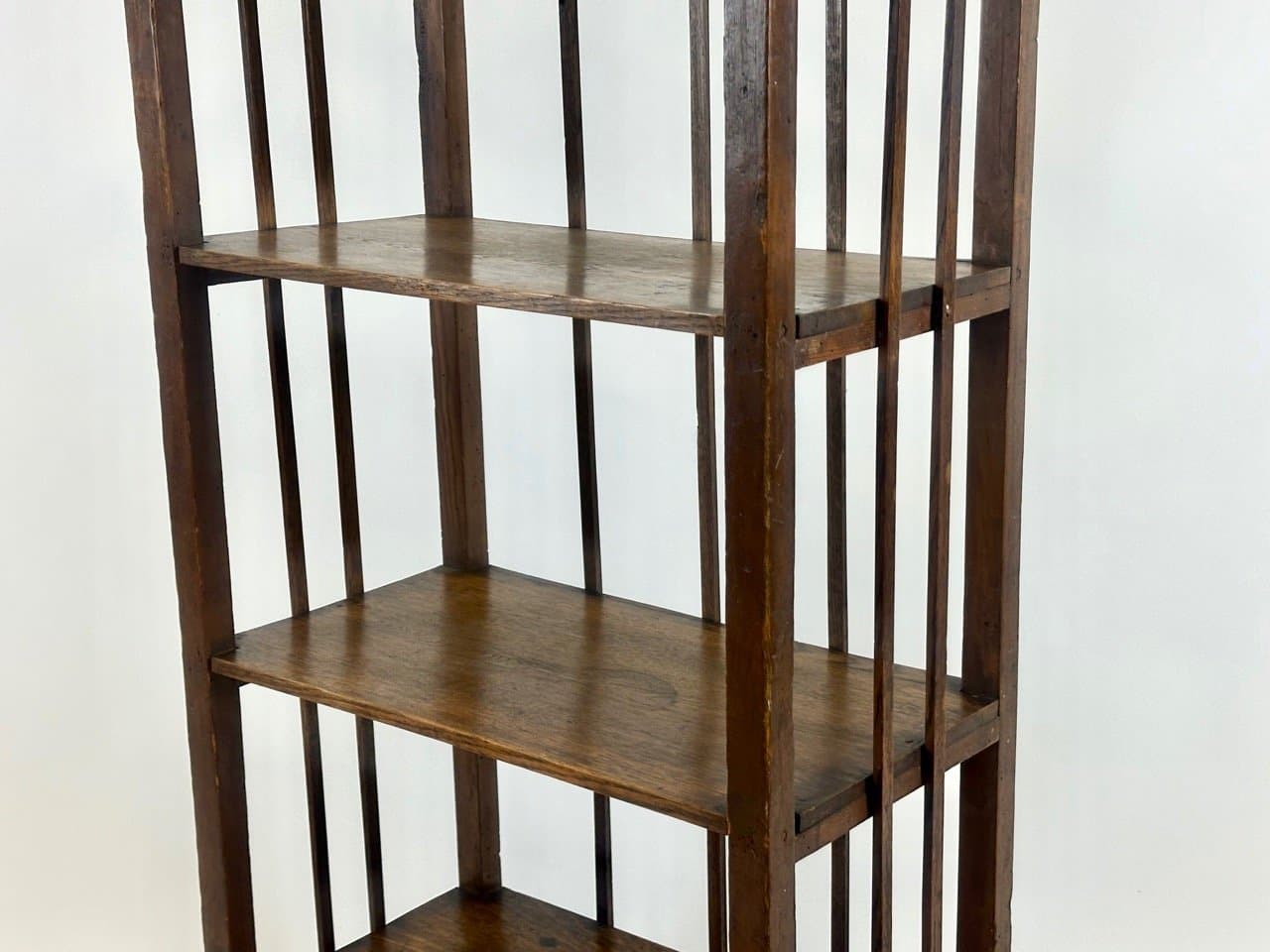 Regał Art Nouveau, dąb brąz ciemny, Niemcy, XIX w. - 153604