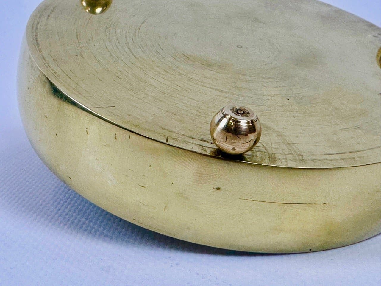 Popielniczka Art Deco, złoty, mosiądz, Polska, lata 20. - 153667