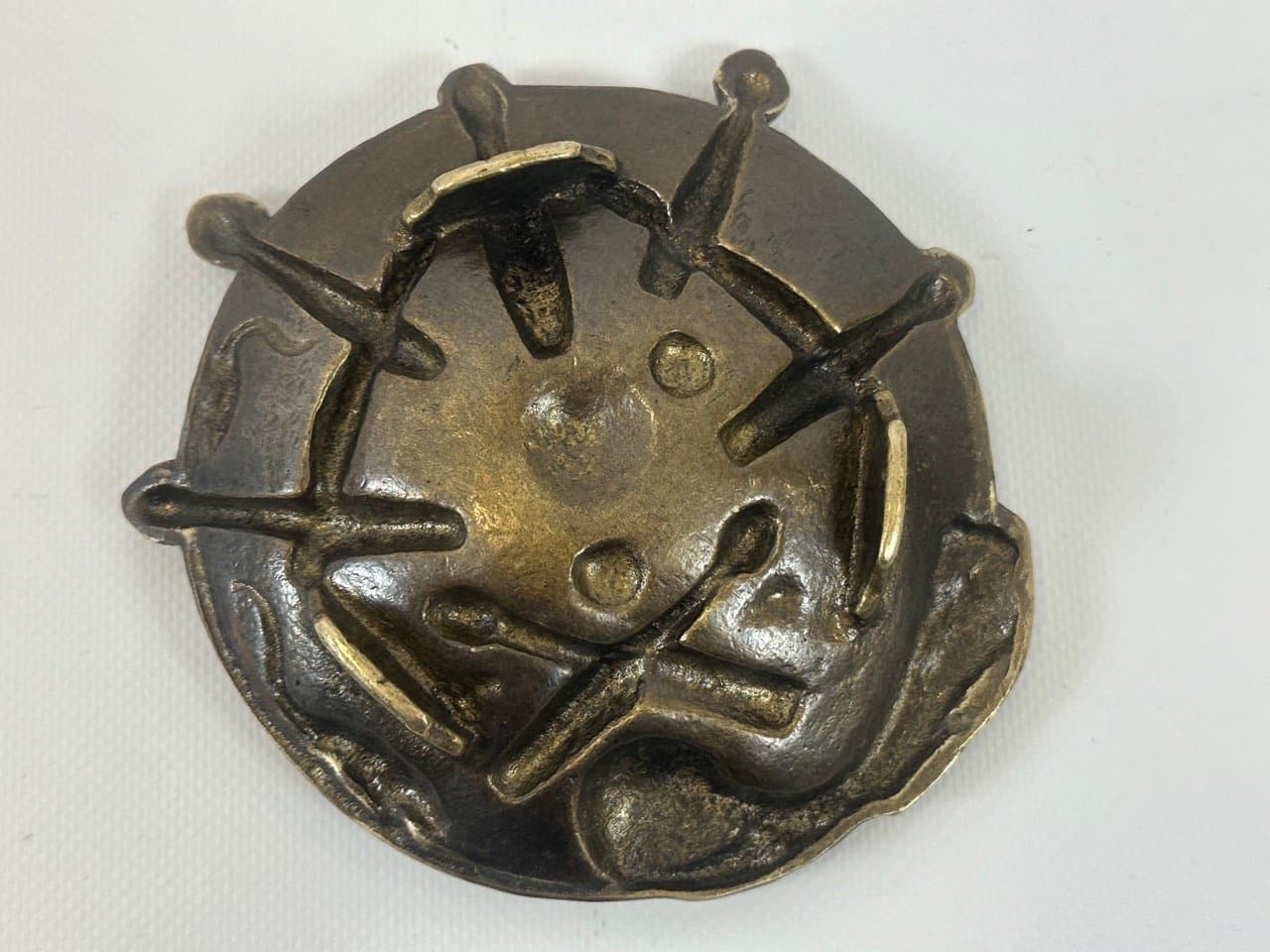 Popielniczka bowlingowa, złoty, brąz, Stany Zjednoczone, lata 10. - 153711