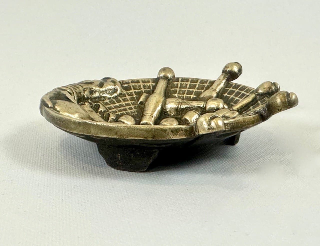 Popielniczka bowlingowa, złoty, brąz, Stany Zjednoczone, lata 10. - 153710