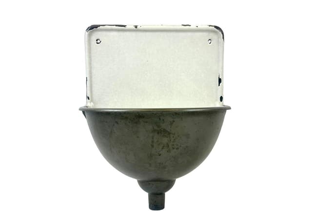 Garden Wall Sink, grey, cast iron, enamel, 19th c. - DIMENSION