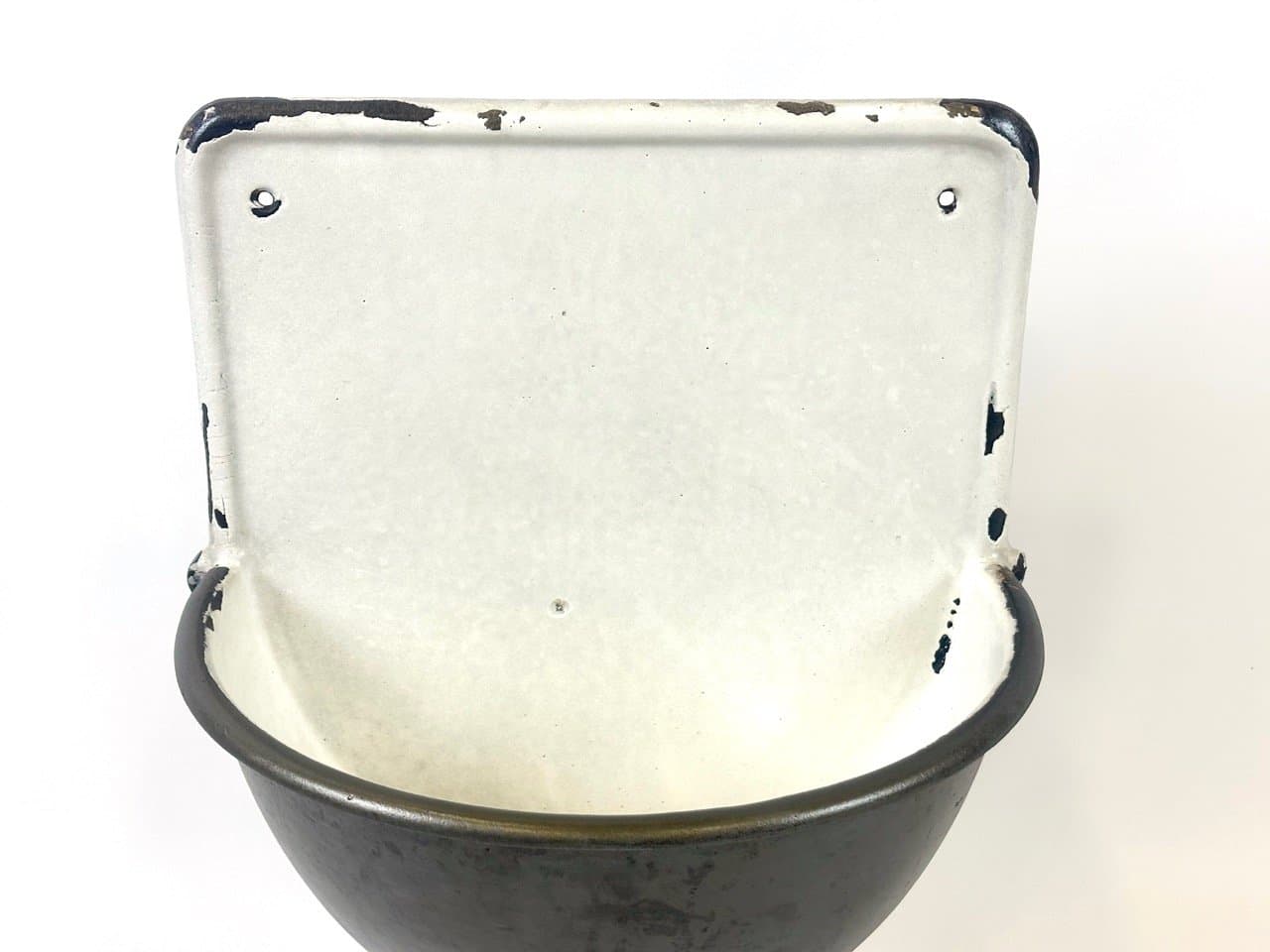 Garden Wall Sink, grey, cast iron, enamel, 19th c. - 153766