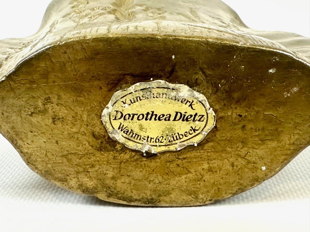 Wazon, złoty, brąz, Niemcy, lata 60. - 153791