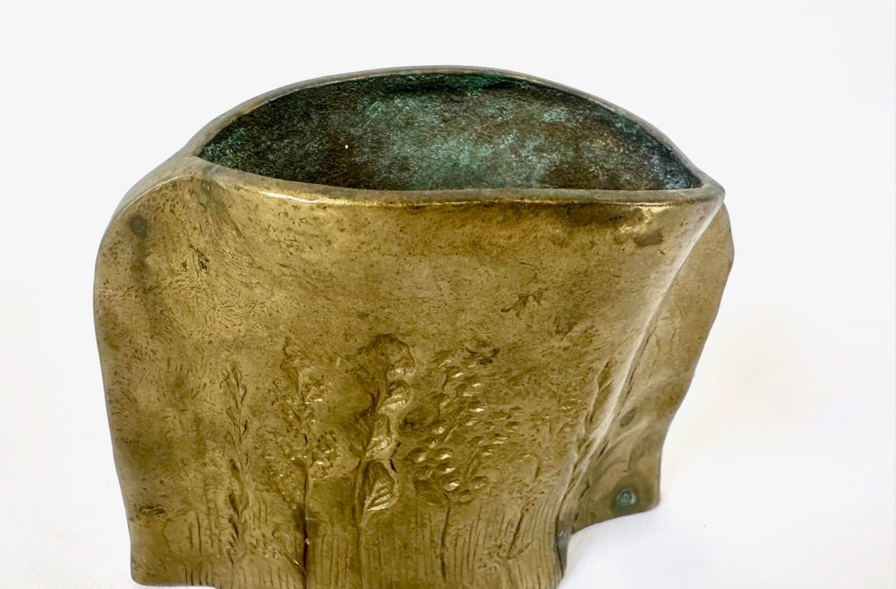 Wazon, złoty, brąz, Niemcy, lata 60. - 153798