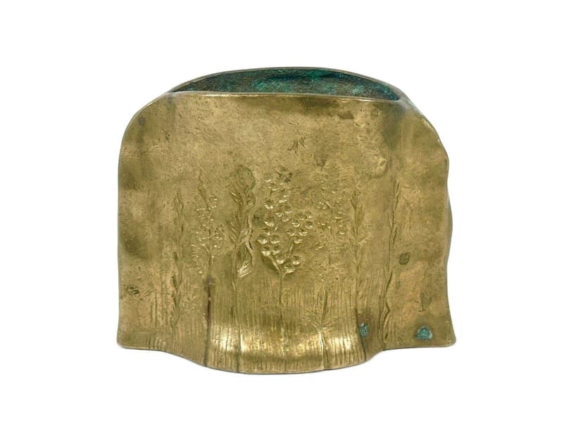Wazon, złoty, brąz, Niemcy, lata 60.