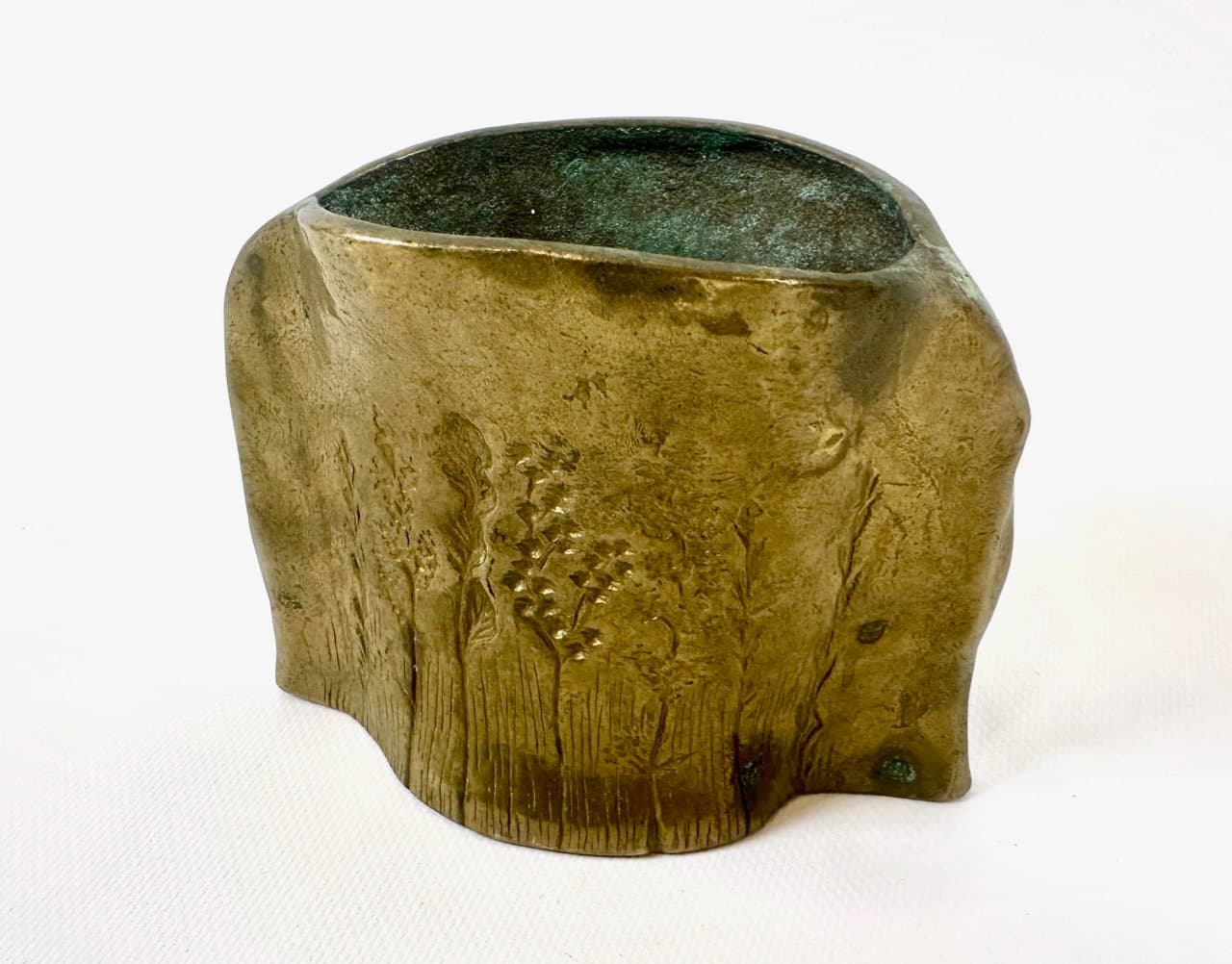 Wazon, złoty, brąz, Niemcy, lata 60. - 153793