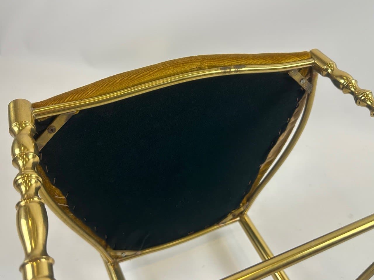 Krzesło Chiavarine, złoty, mosiądz, Włochy, lata 60. - 153840