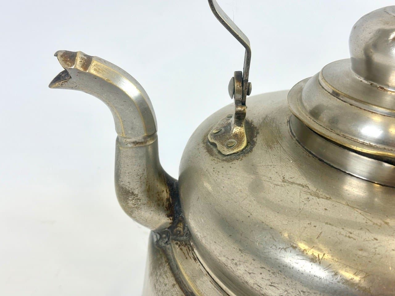 Kettle Art Deco, silver, nickel-plated brass, Germany, 1930s. - 153857