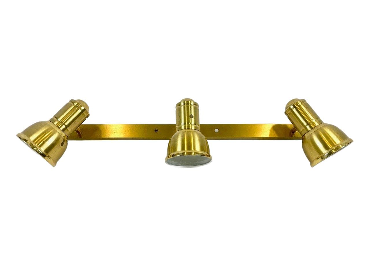 Ceiling lamp, golden brass, Germany, 1970s