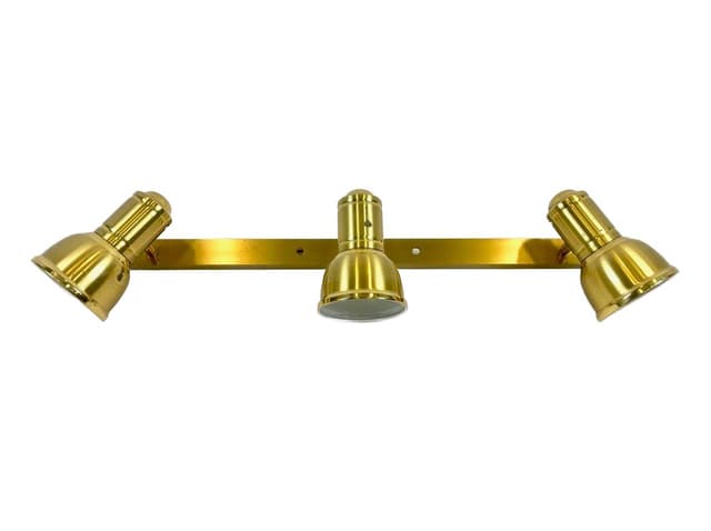 Ceiling lamp, golden brass, Germany, 1970s - DIMENSION