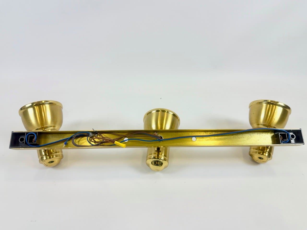 Ceiling lamp, golden brass, Germany, 1970s - 153892