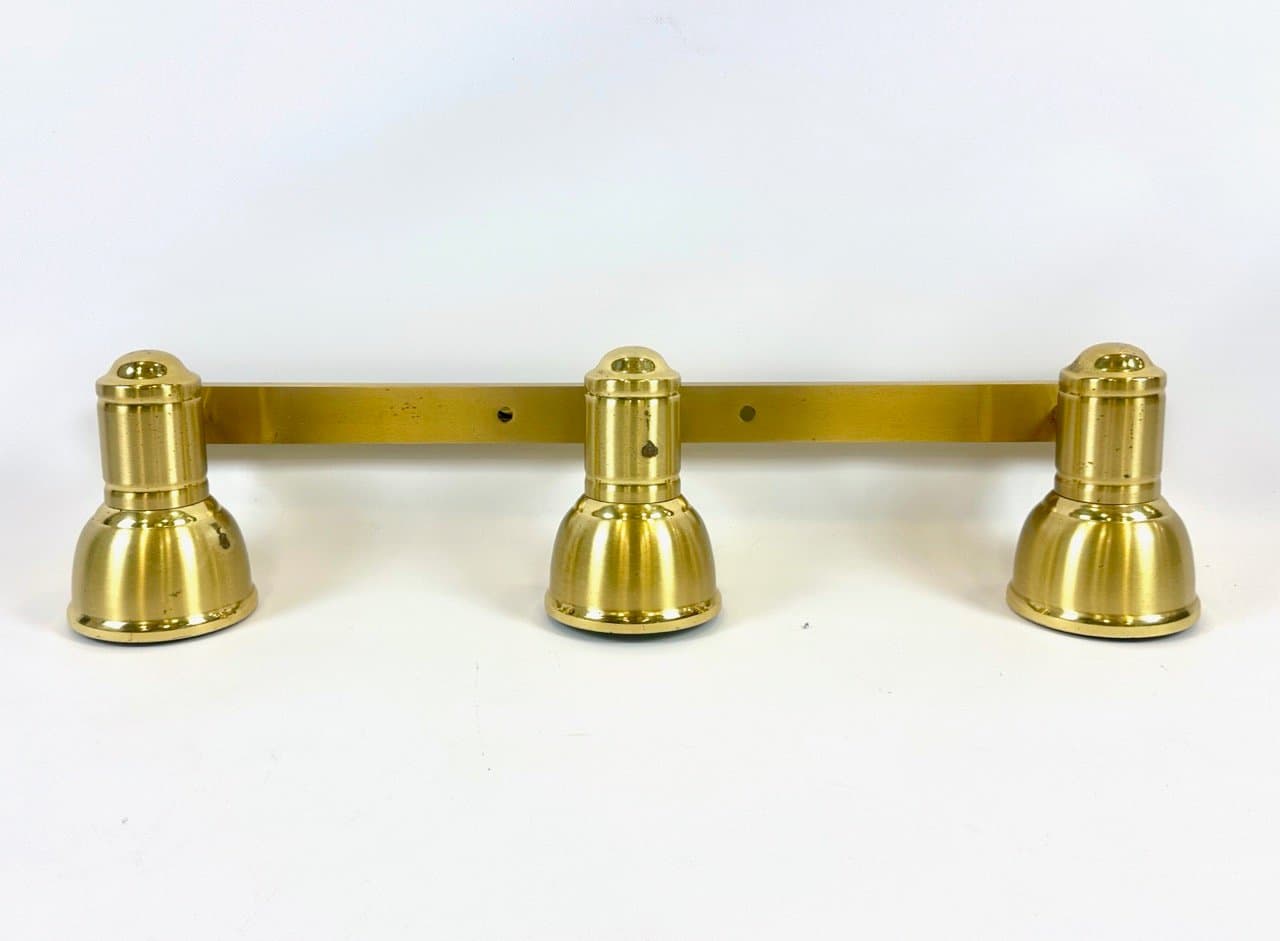 Ceiling lamp, golden brass, Germany, 1970s - 153889