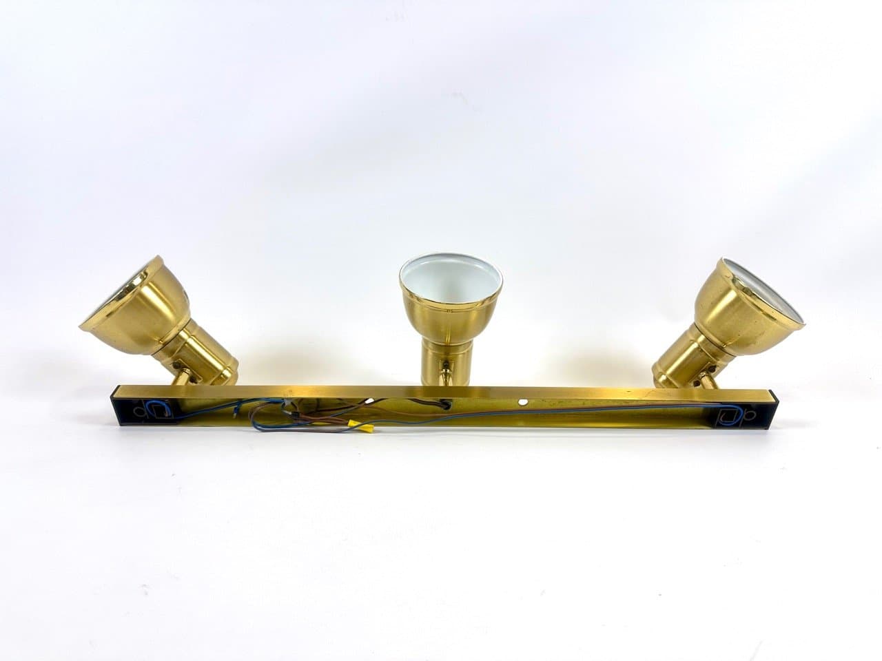 Ceiling lamp, golden brass, Germany, 1970s - 153891