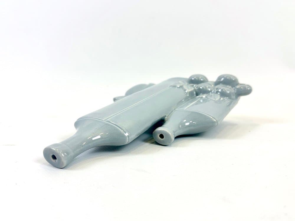 Figurka szara, porcelana, Szwecja, lata 70. - 153911