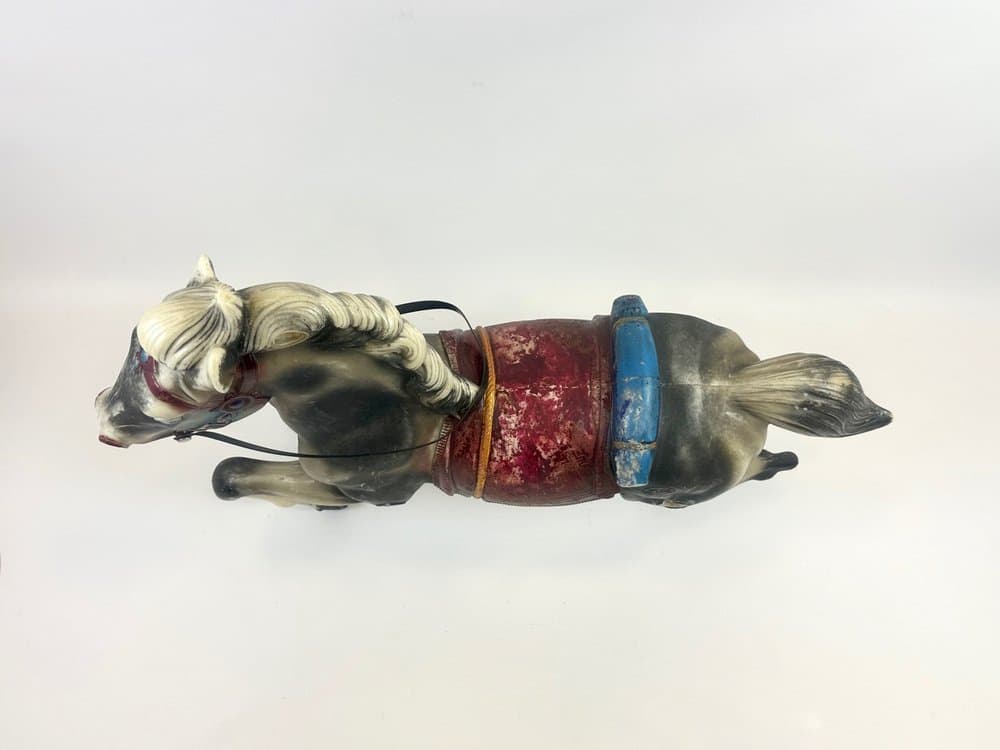 Rocking horse, multicolor plastic, 1960s - 153937