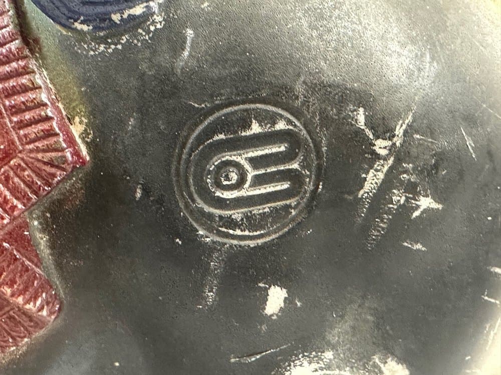 Rocking horse, multicolor plastic, 1960s - 153934