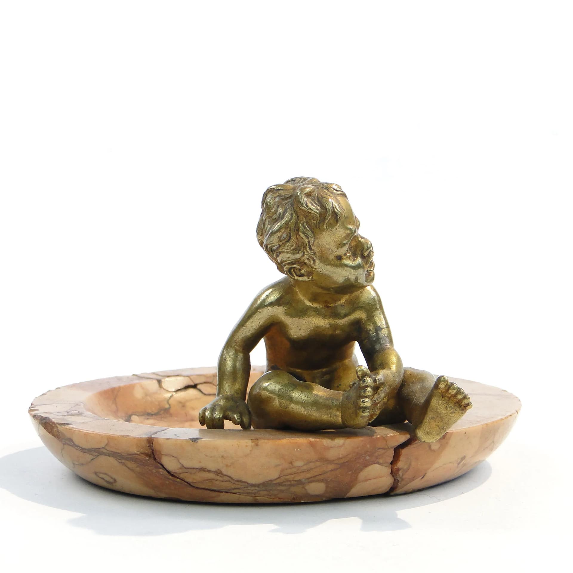 Wizytownik secesyjny, czerwony marmur, Austria, początek XX w. - 9419