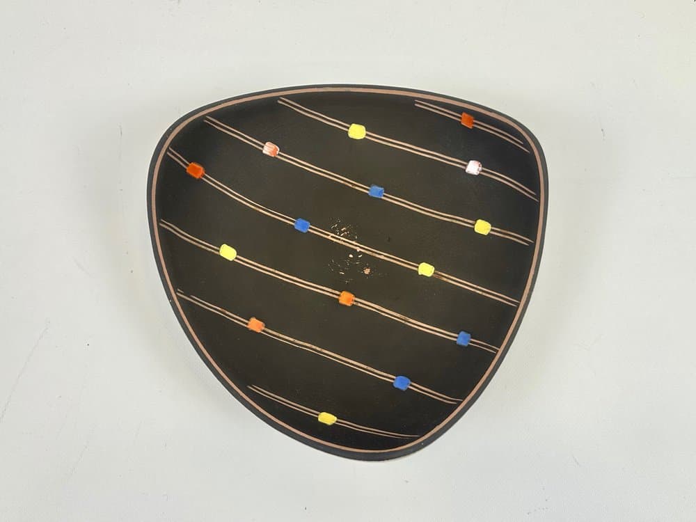 Decorative bowl, multicolor ceramic, Germany, 1960s - 154009