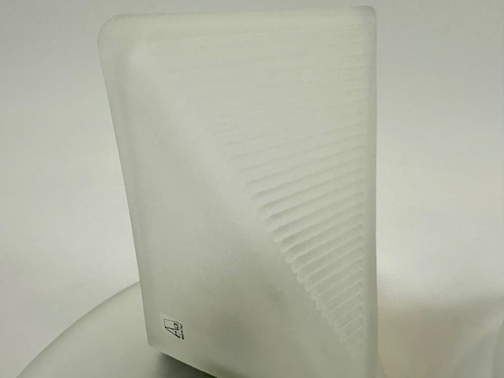 Para kinkietów Alox, Ivory White, Murano szkło opalowe, Włochy, lata 80. - 154025