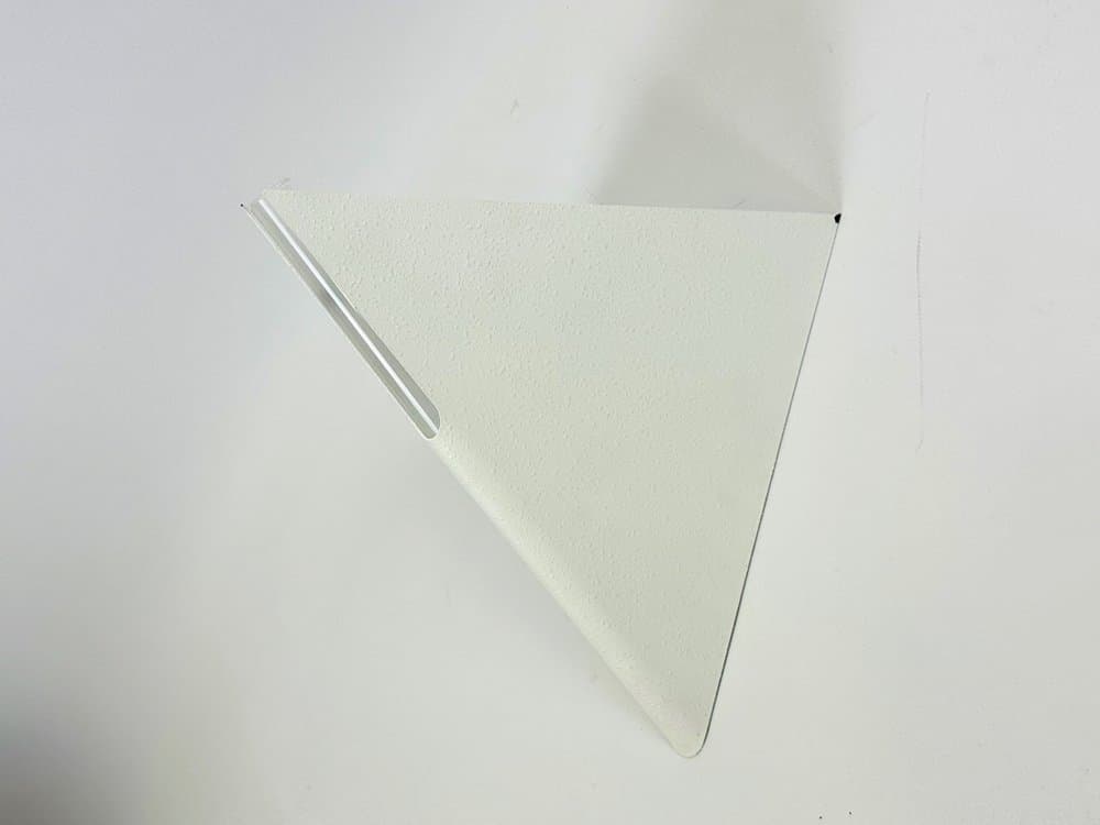 Kinkiet Trigolo, kość słoniowa, metal szkło opalowe, proj. G. Gramigna, Włochy, lata 80. - 154057