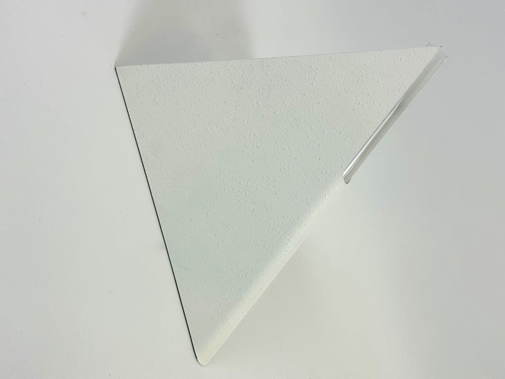 Kinkiet Trigolo, kość słoniowa, metal szkło opalowe, proj. G. Gramigna, Włochy, lata 80. - 154056