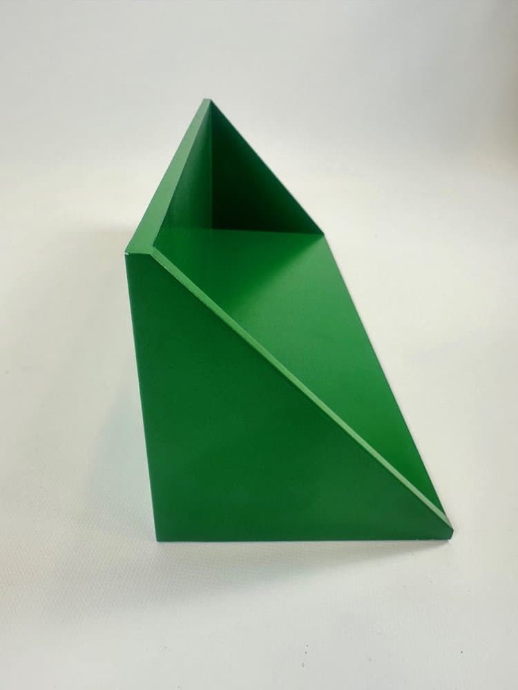 Półka ścienna Model 7717, butelkowa zieleń, plastik, proj. A. Castelli Ferrieri, Kartell, Włochy, lata 70. - 154093