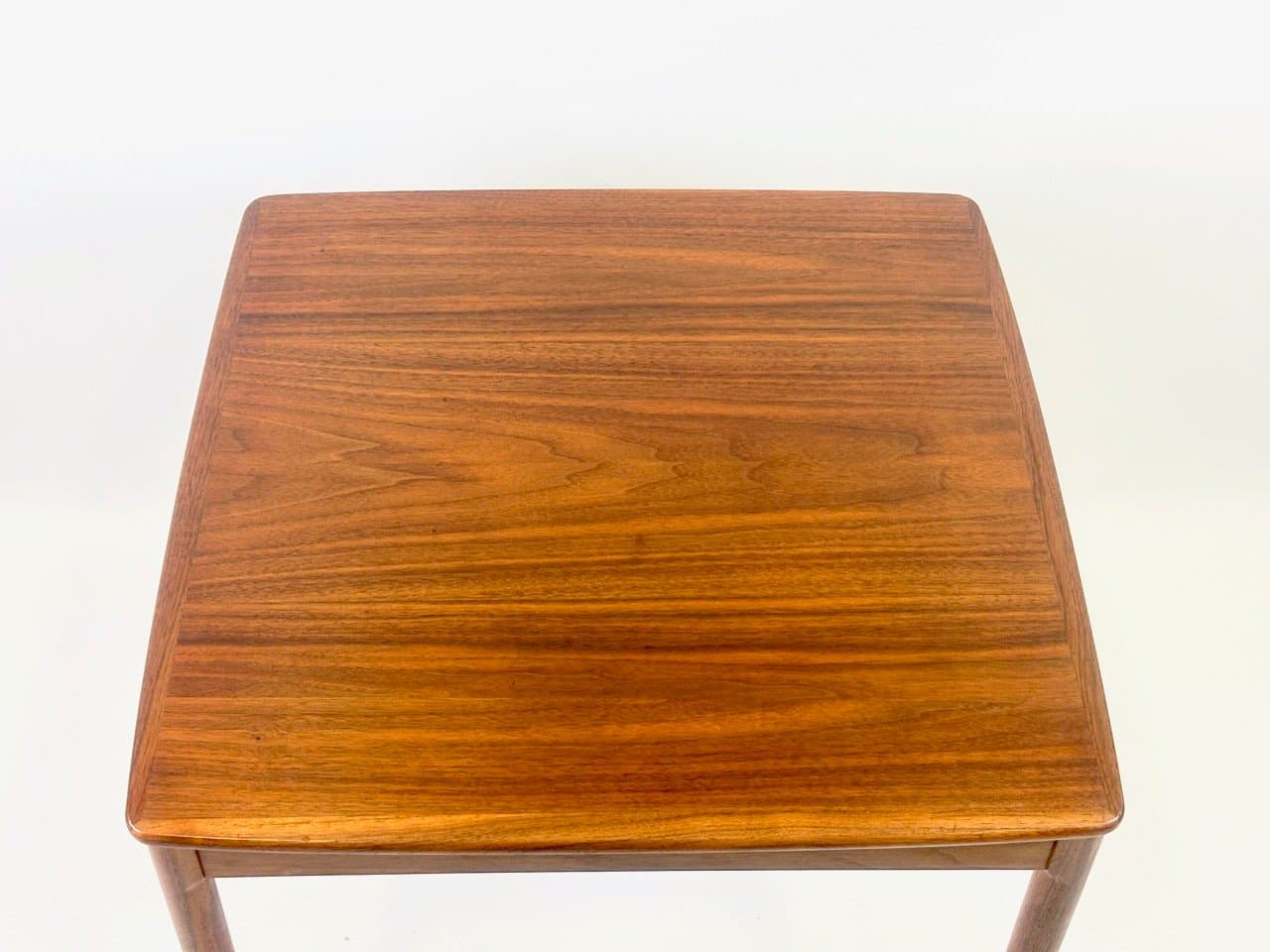 Stolik kawowy, kwadratowy, teak brązowy, Szwecja, lata 60. - 154125