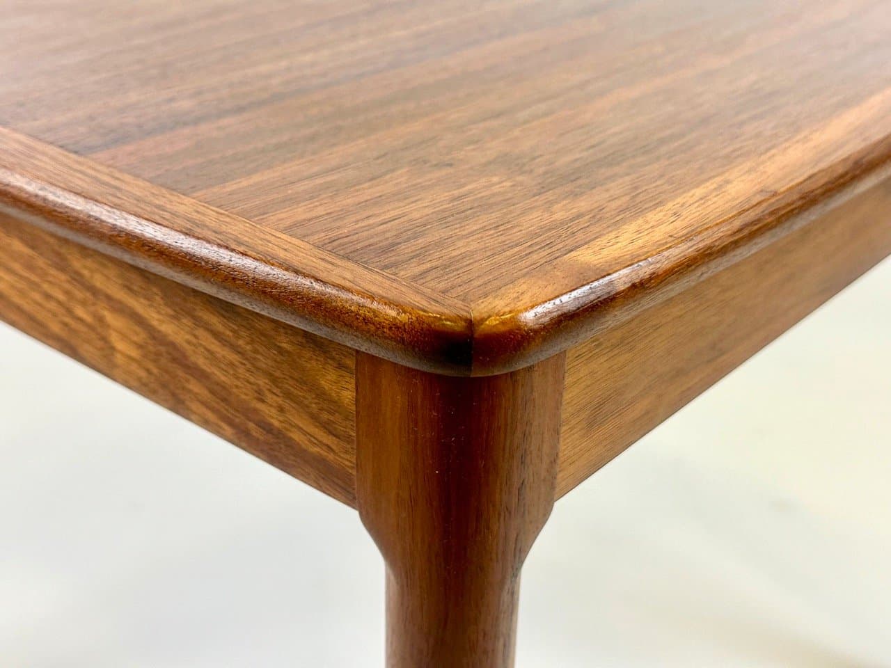 Stolik kawowy, kwadratowy, teak brązowy, Szwecja, lata 60. - 154126