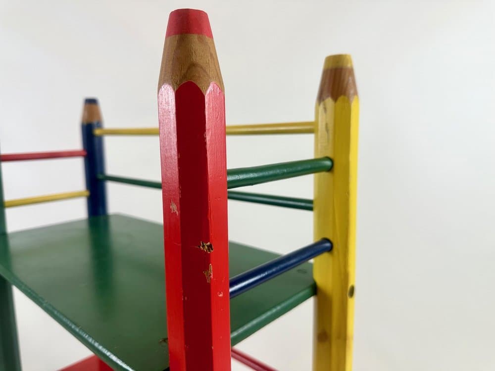 Półka Pencil Shelf, multikolor, sklejka, proj. P. Sala, Francja, lata 80. - 154356