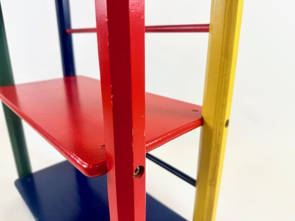 Półka Pencil Shelf, multikolor, sklejka, proj. P. Sala, Francja, lata 80. - 154355