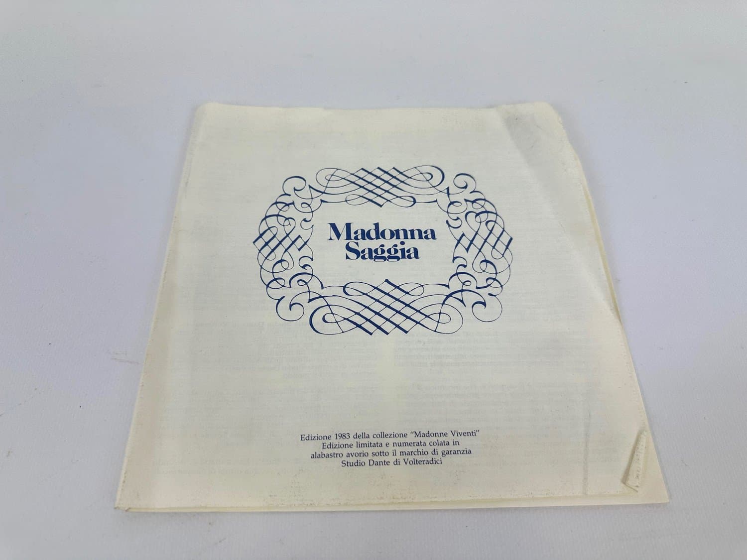 Patera ścienna, alabaster kość słoniowa, proj. A. Santangela, Włochy, lata 70. - 154456