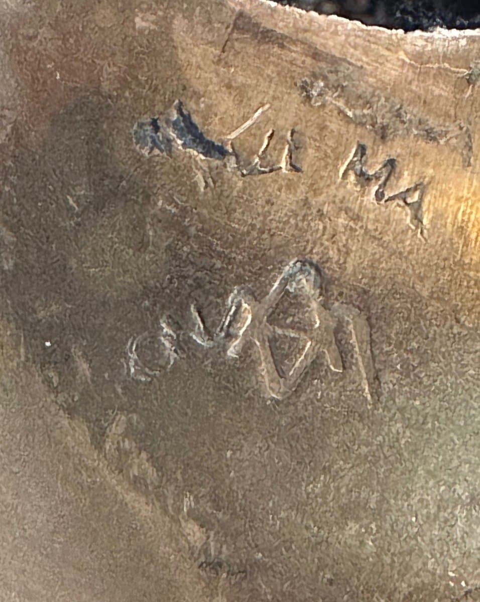 Figurka kaczki, brąz ciemnobrązowy, XIX w. - 154556