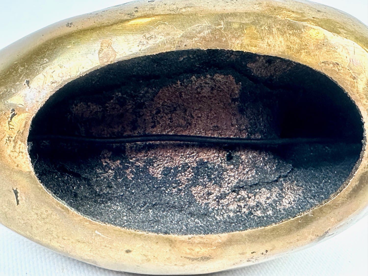 Figurka kaczki, brąz ciemnobrązowy, XIX w. - 154558