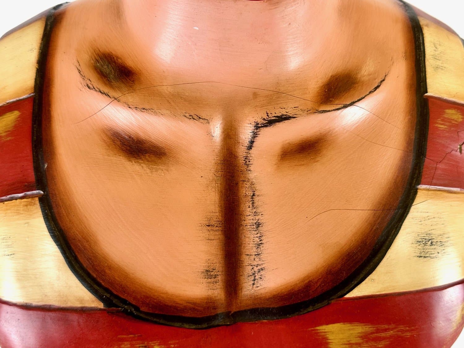 Manekin torsu Coney Island Mens Swim Club, czerwony, dąb, plastik, USA, lata 60. - 154583