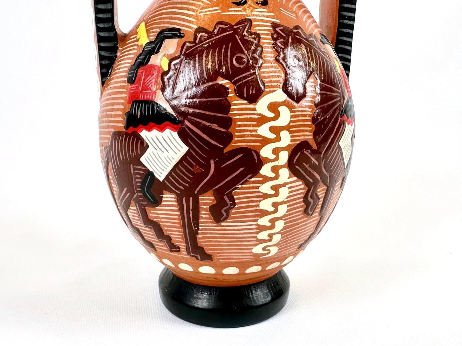 Sardinian amphora, brown terracotta, by C. Nuovo, Italy, 1970s. - 154633