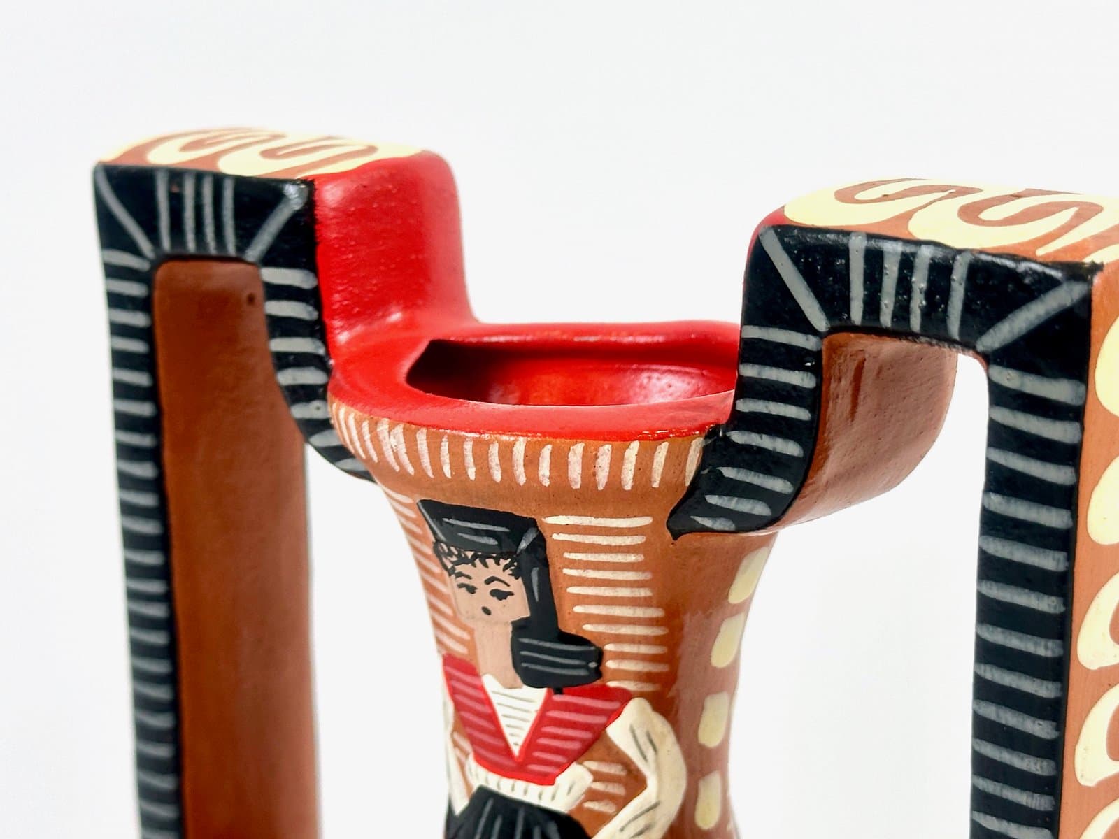 Sardinian amphora, brown terracotta, by C. Nuovo, Italy, 1970s. - 154637