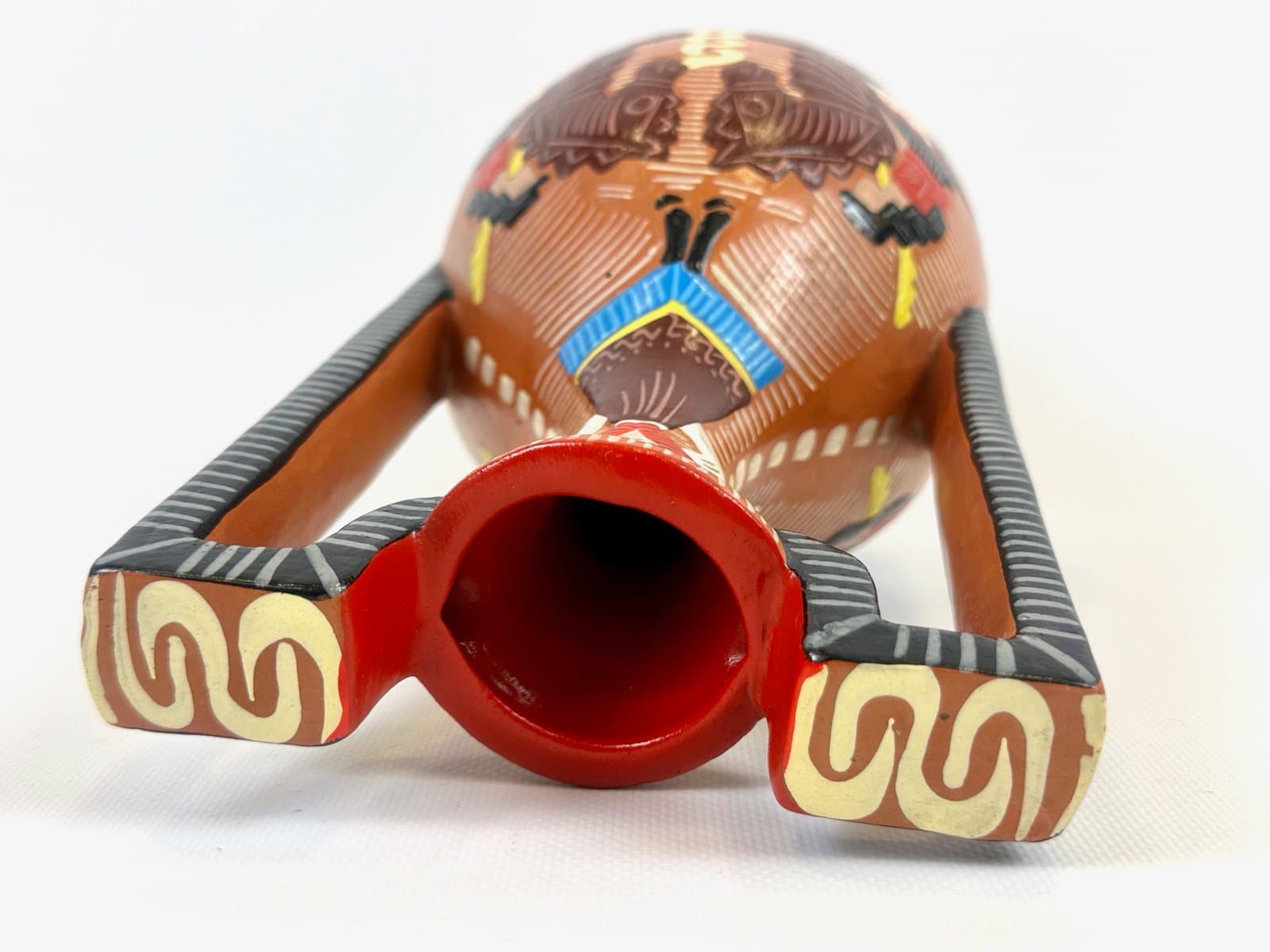 Sardinian amphora, brown terracotta, by C. Nuovo, Italy, 1970s. - 154639