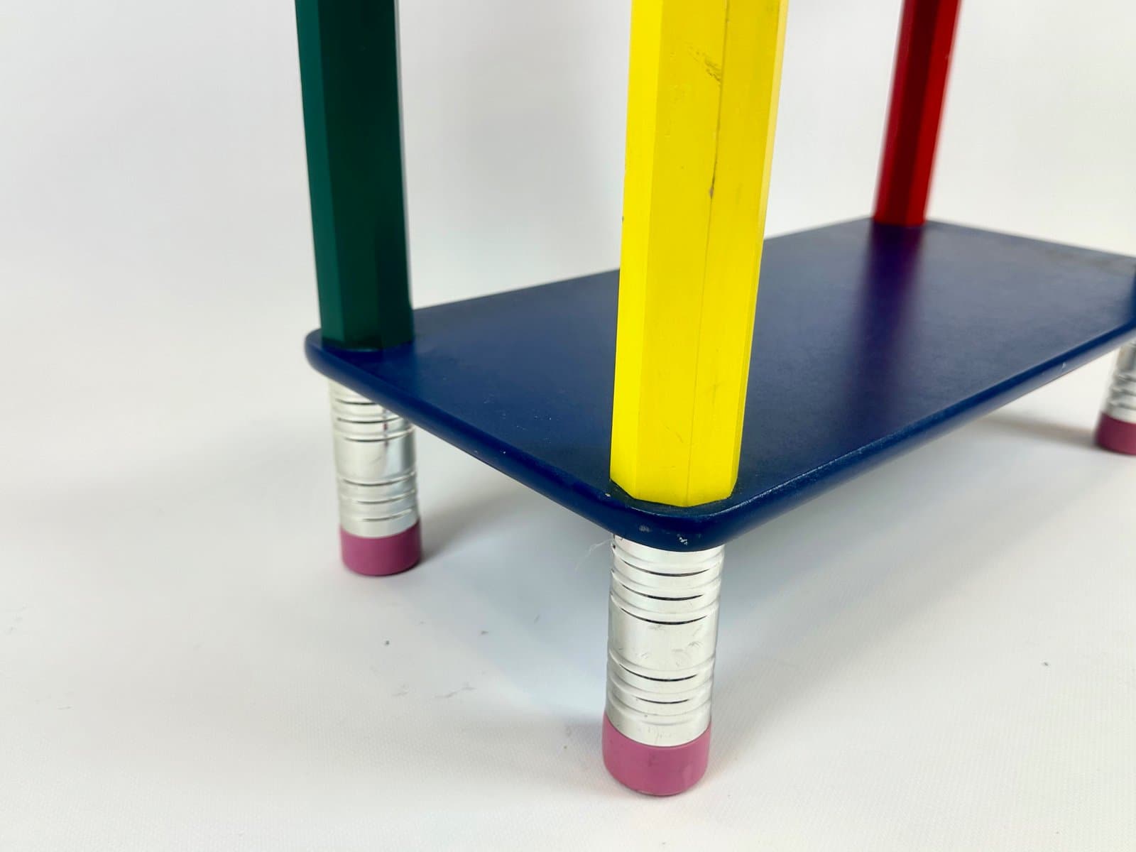 Półka Pencil Shelf, multikolor, sklejka, drewno, proj. P. Sala, Francja, lata 80. - 154719