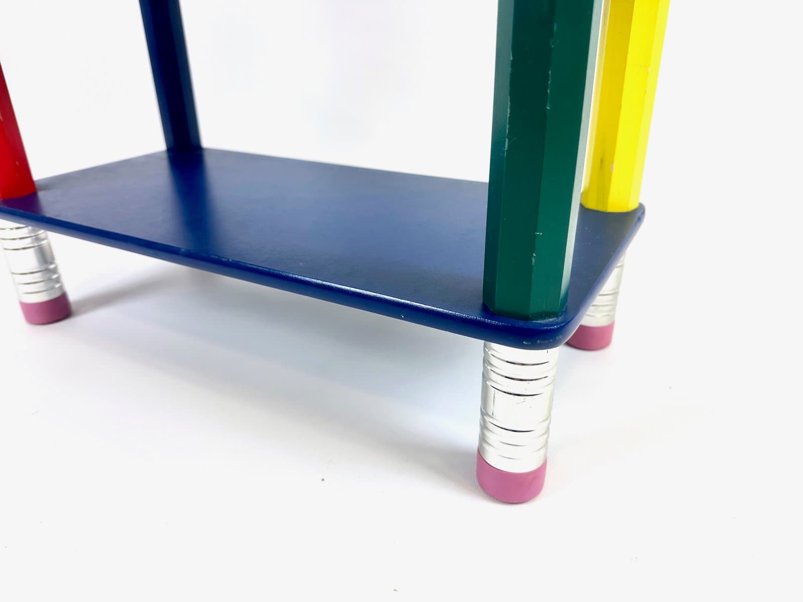Półka Pencil Shelf, multikolor, sklejka, drewno, proj. P. Sala, Francja, lata 80. - 154724