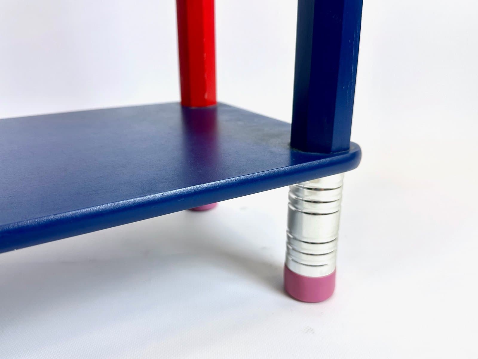 Półka Pencil Shelf, multikolor, sklejka, drewno, proj. P. Sala, Francja, lata 80. - 154718