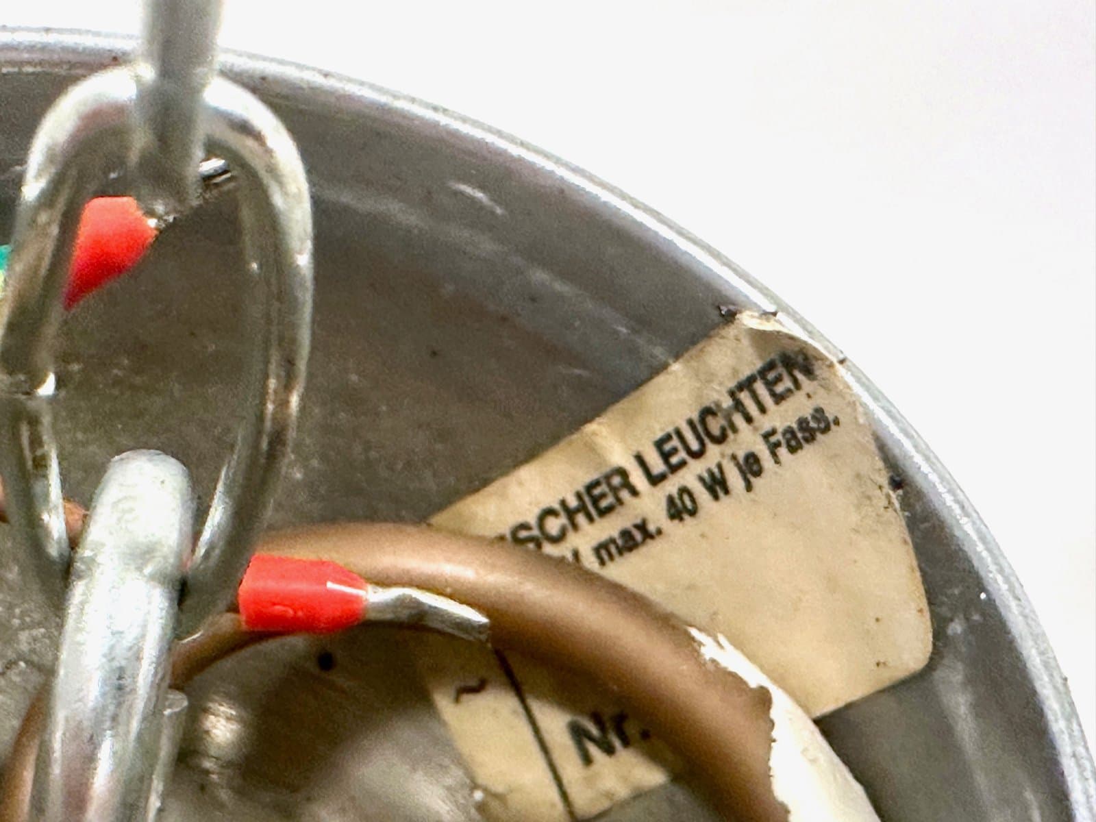 Żyrandol, postmodernistyczny, chromowany metal srebrny, szkło dymione, Niemcy, lata 80. - 154734