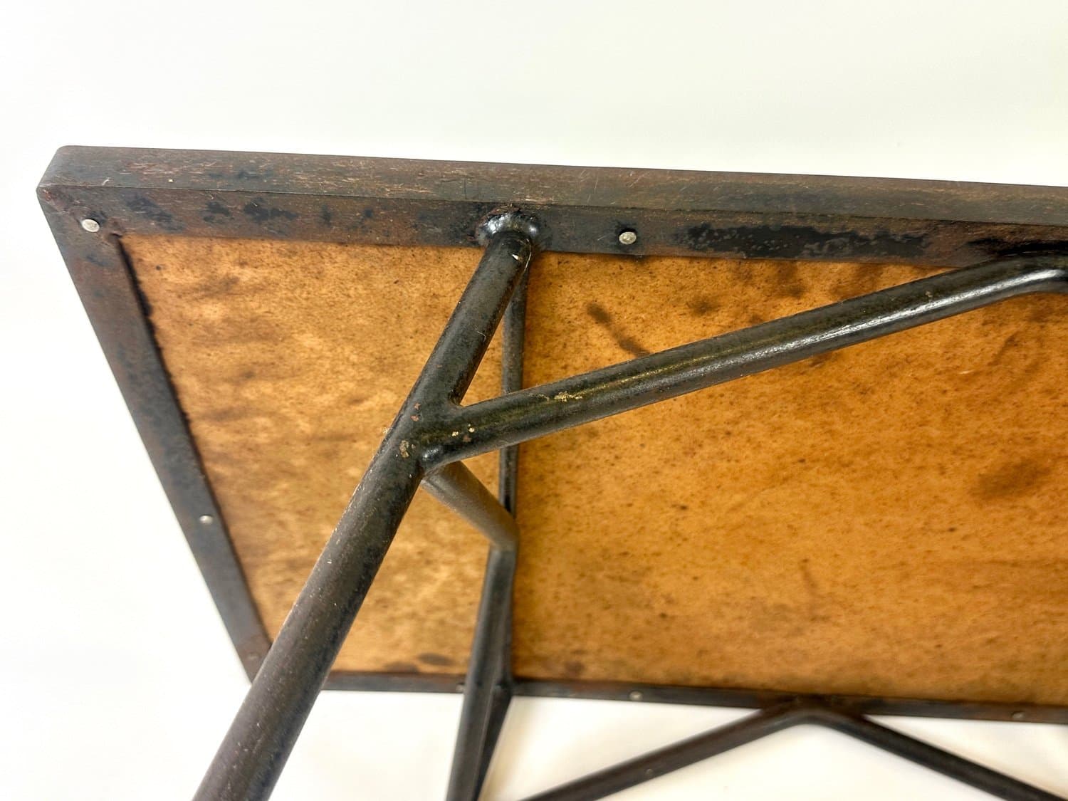 Coffee table, green mosaic, ceramic, black cast iron, Germany, 1960s. - 154747