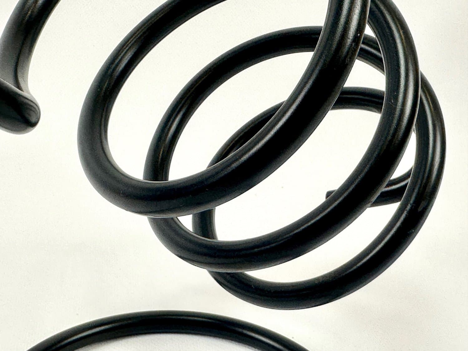 Stojak na wino sprężynowy, stal czarna, lata 70. - 154773