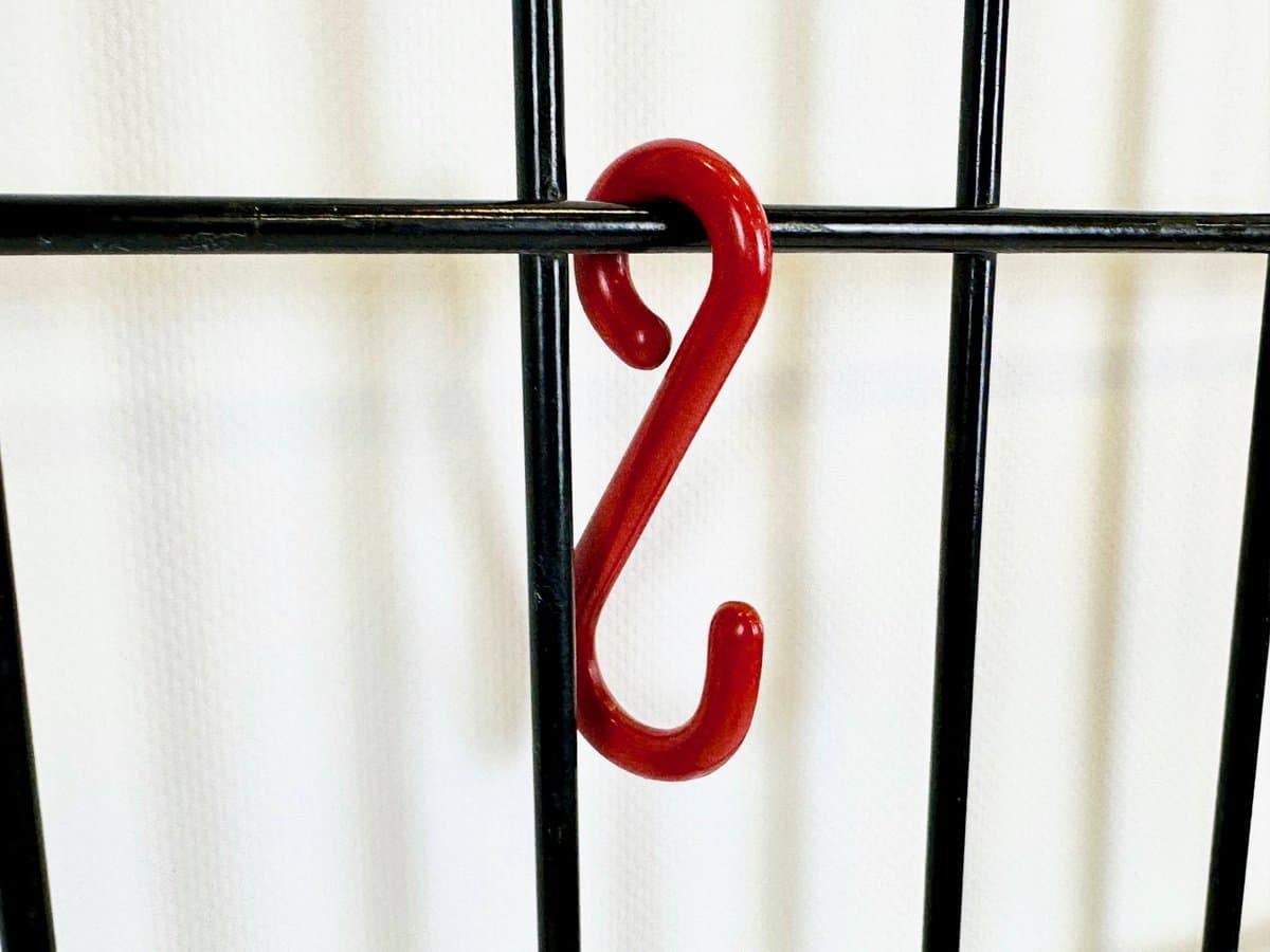 Wall-mounted coat rack with hat shelf, multicolor metal, Germany, 1960s. - 154840