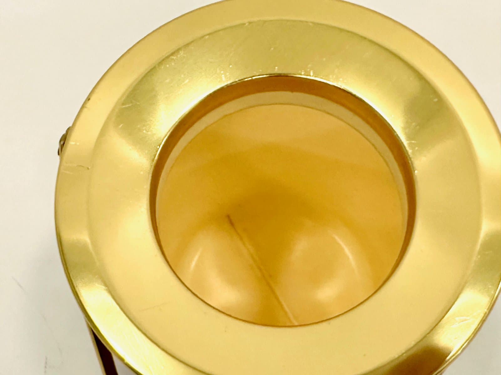 Wiaderko na lód Induga, złoty, mosiądz aluminium, Niemcy, lata 60. - 154882