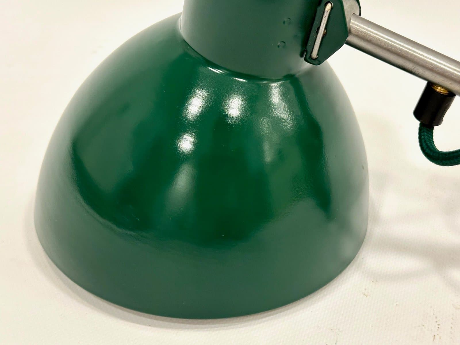 Lampa ścienna nożycowa, ciemnozielony, metal, lata 50. - 154929