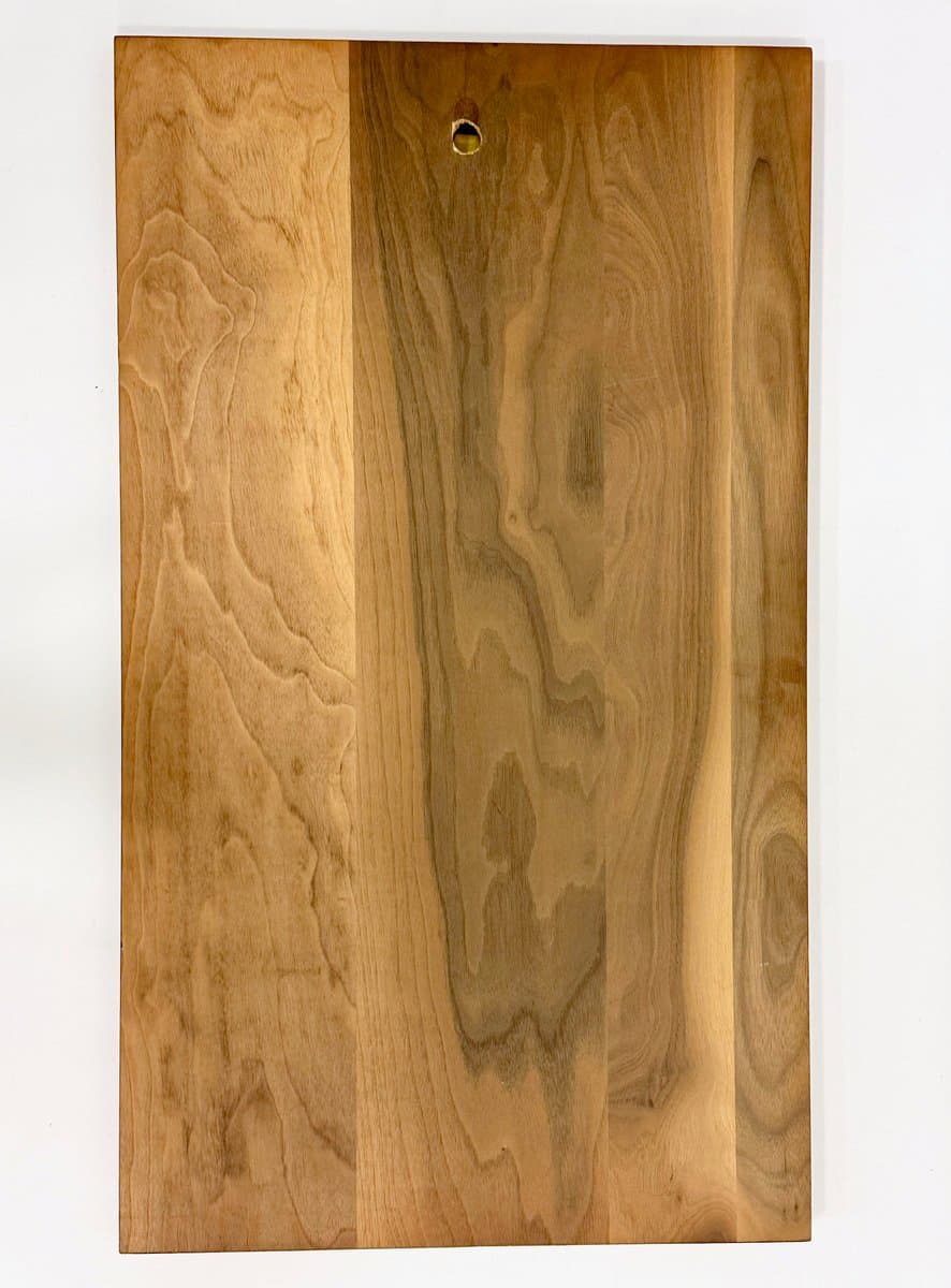 Wall mirror, brown teak, glass, Germany, 1970s. - 155023