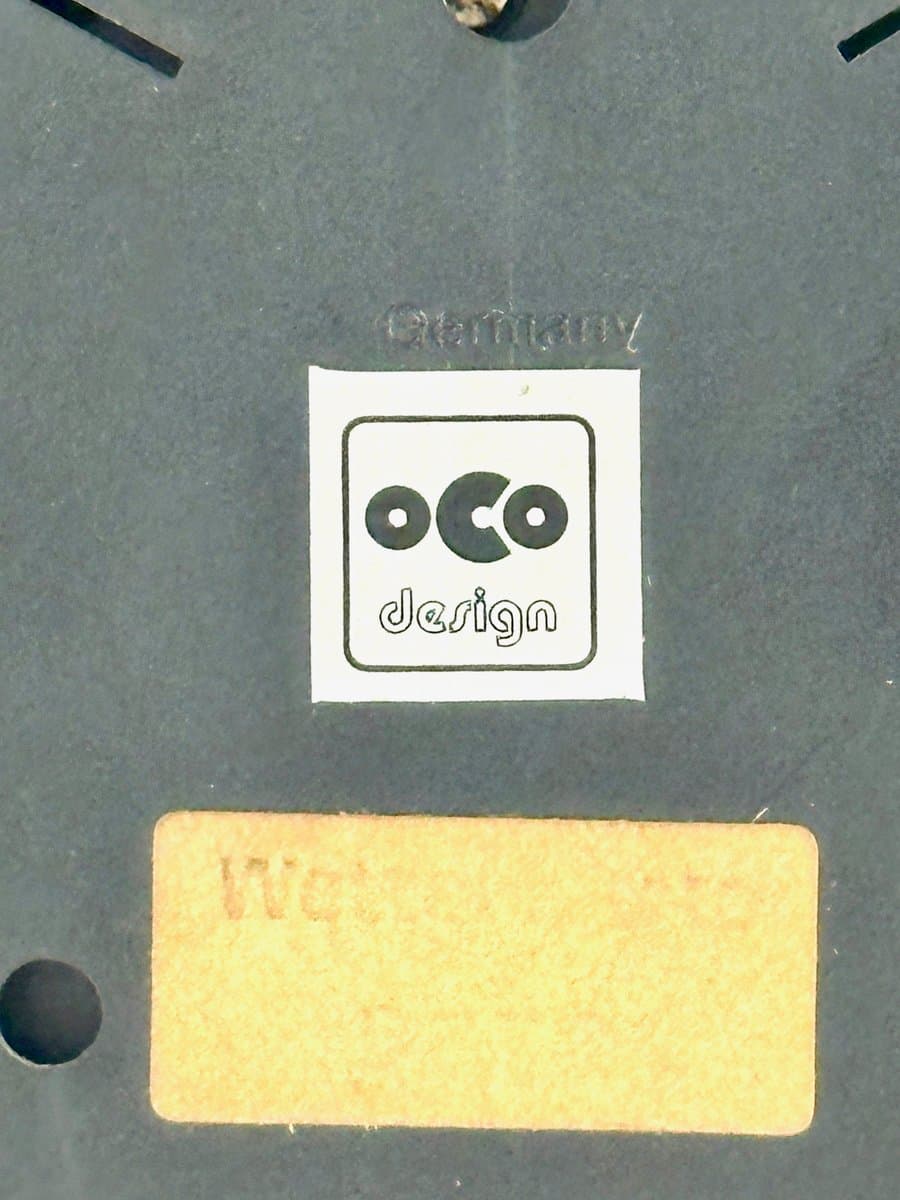 Stacja pogodowa Oco Design, dąb brązowy, akryl, Niemcy, lata 70. - 154980