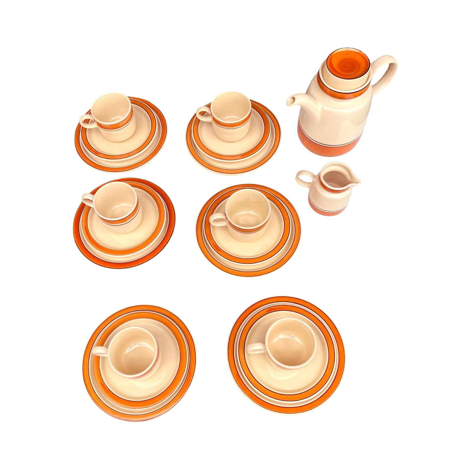 Serwis do kawy dla 6 osób Melitta, Niemcy, lata 70. - 136390