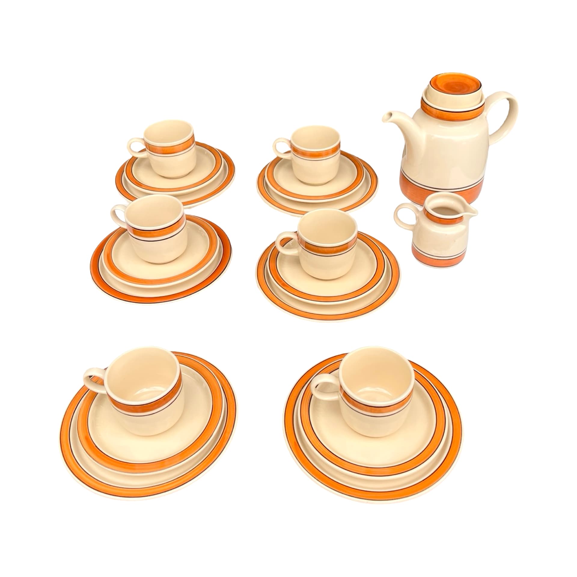 Serwis do kawy dla 6 osób Melitta, Niemcy, lata 70. - 136392